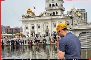 Days after being exonerated in the Jiah Khan suicide case, Sooraj Pancholi visits Gurudwara Bangla Sahib to ask for blessings and shares pictures.