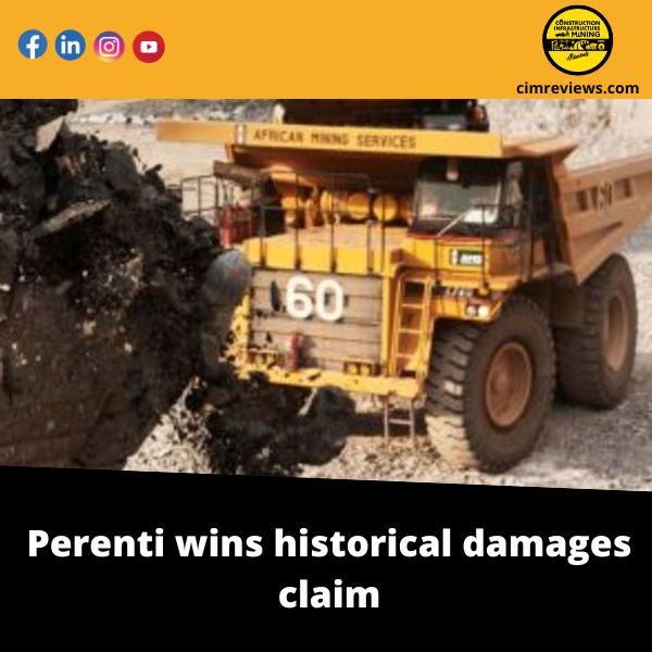 Perenti wins historical damages claim