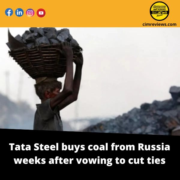 Tata Steel buys coal from Russia weeks after vowing to cut ties