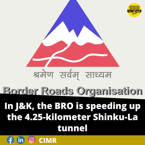 In J&K, the BRO is speeding up the 4.25-kilometer Shinku-La tunnel