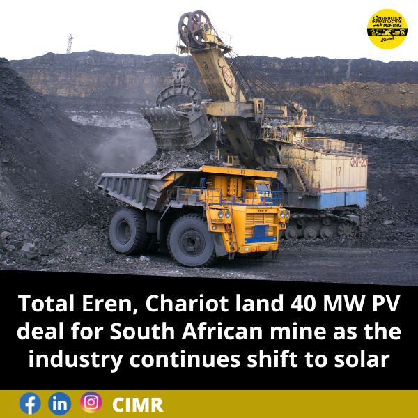 Total Eren, Chariot land 40 MW PV deal for South African mine as the industry continues shift to solar