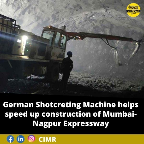 German Shotcreting Machine helps speed up construction of Mumbai-Nagpur Expressway