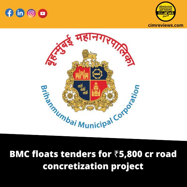 BMC floats tenders for ₹5,800 cr road concretization project