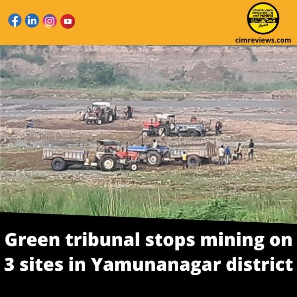 Green tribunal stops mining on 3 sites in Yamunanagar district