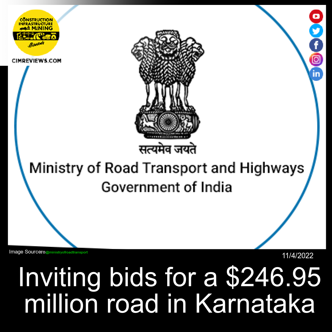 Inviting bids for a 6.95 million road in Karnataka