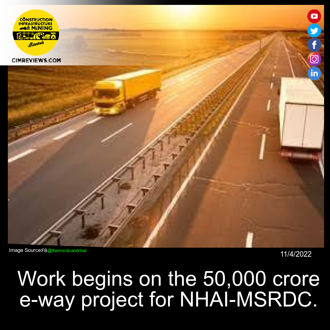 Work begins on the 50,000 crore e-way project for NHAI-MSRDC.