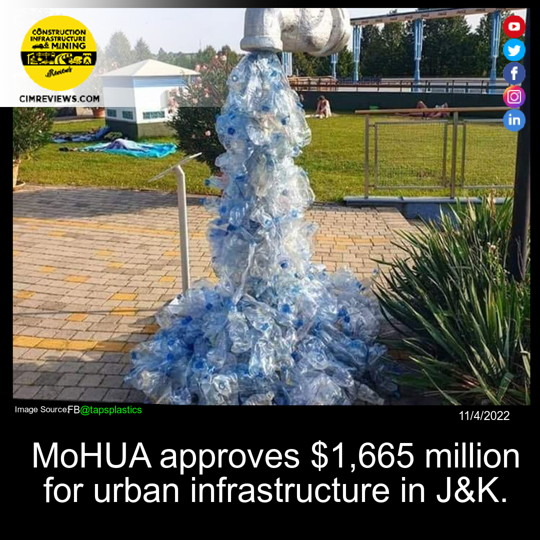 MoHUA approves ,665 million for urban infrastructure in J&K.