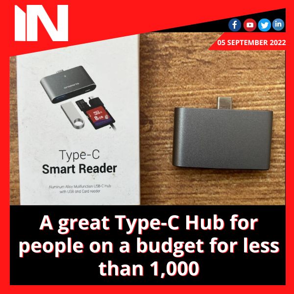 A great Type-C Hub for people on a budget for less than 1,000