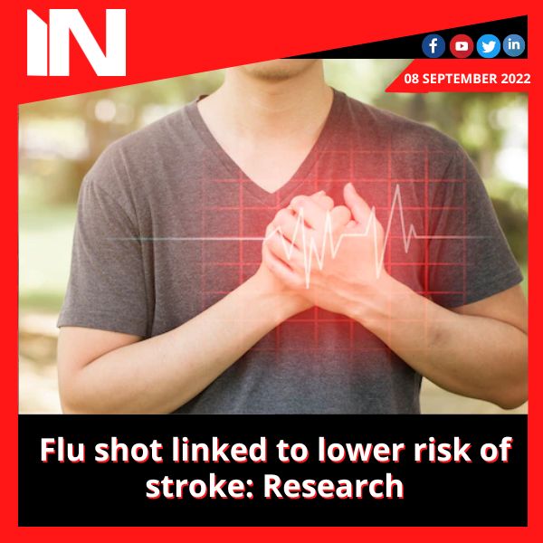 Flu shot linked to lower risk of stroke: Research