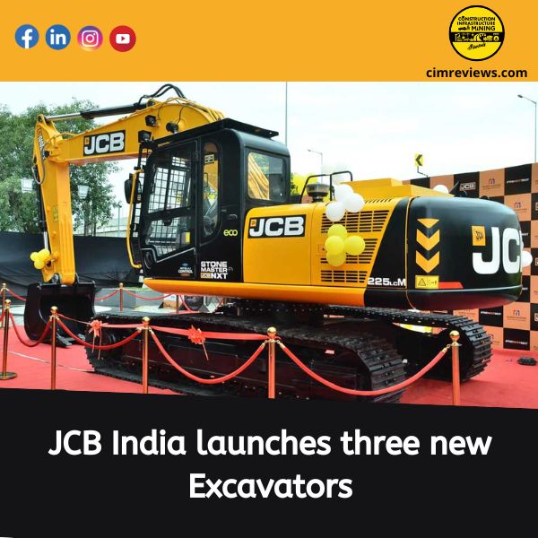 JCB India launches three new Excavators