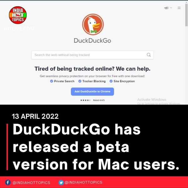 DuckDuckGo has released a beta version for Mac users