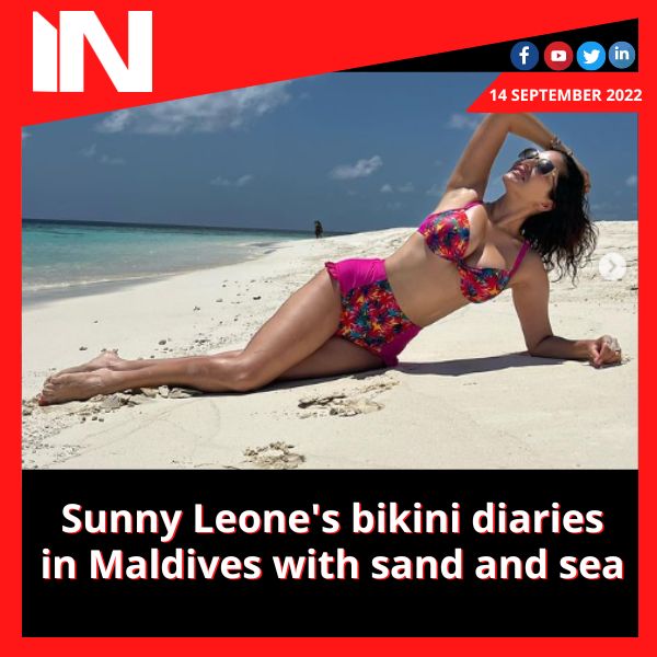 Sunny Leone’s bikini diaries in Maldives with sand and sea