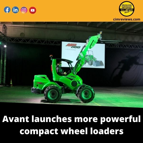 Avant launches more powerful compact wheel loaders