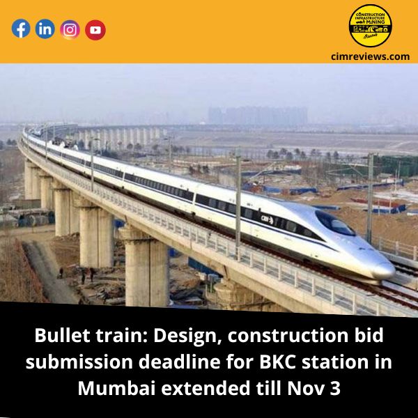 Bullet train: Design, construction bid submission deadline for BKC station in Mumbai extended till Nov 3