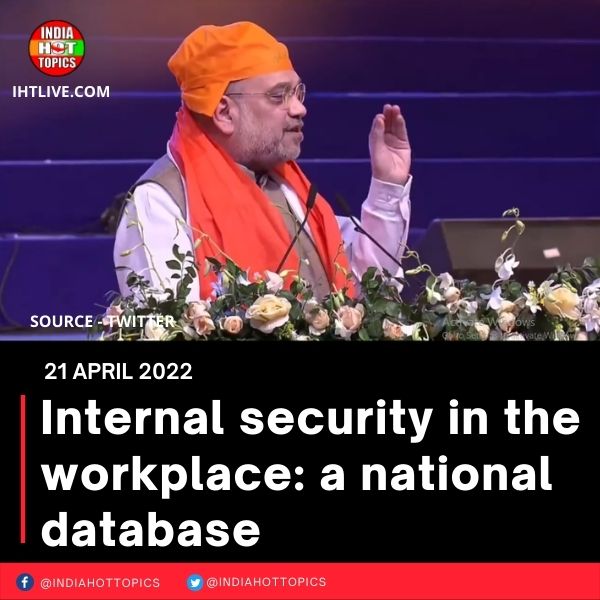 Internal security in the workplace: a national database