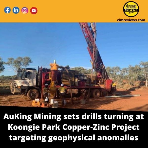 AuKing Mining sets drills turning at Koongie Park Copper-Zinc Project targeting geophysical anomalies