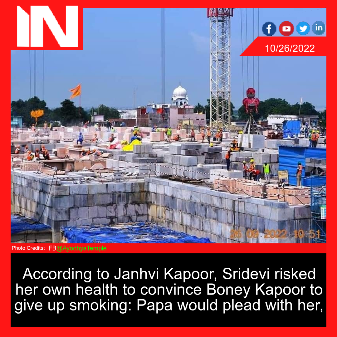 According to Janhvi Kapoor, Sridevi risked her own health to convince Boney Kapoor to give up smoking: Papa would plead with her,