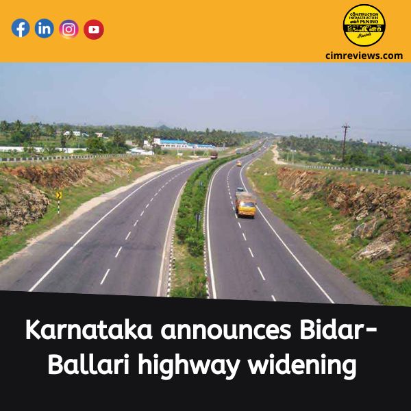 Karnataka announces Bidar-Ballari highway widening