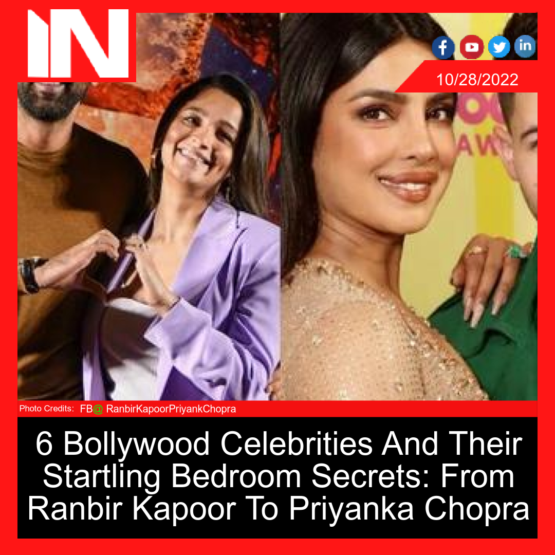 6 Bollywood Celebrities And Their Startling Bedroom Secrets: From Ranbir Kapoor To Priyanka Chopra