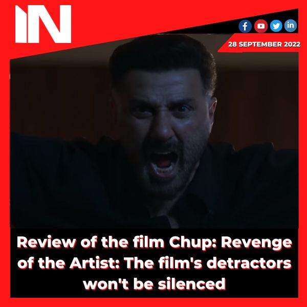 Review of the film Chup: Revenge of the Artist: The film’s detractors won’t be silenced