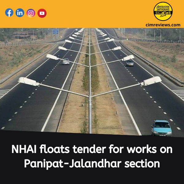 NHAI floats tender for works on Panipat-Jalandhar section