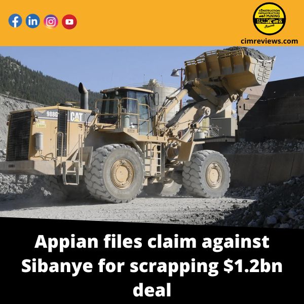 Appian files claim against Sibanye for scrapping .2bn deal
