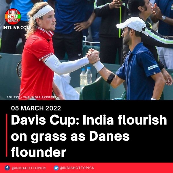Davis Cup: India flourish on grass as Danes flounder