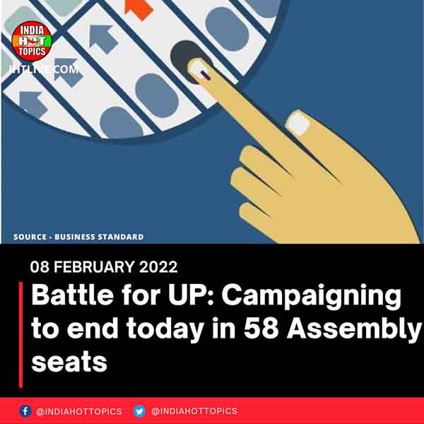 Battle for UP: Campaigning to end today in 58 Assembly seats