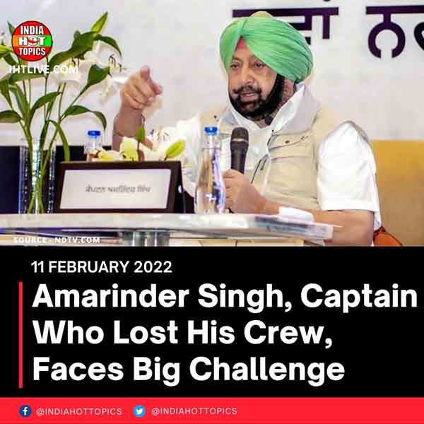 Amarinder Singh, Captain Who Lost His Crew, Faces Big Challenge