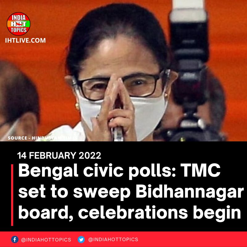 Bengal civic polls: TMC set to sweep Bidhannagar board, celebrations begin